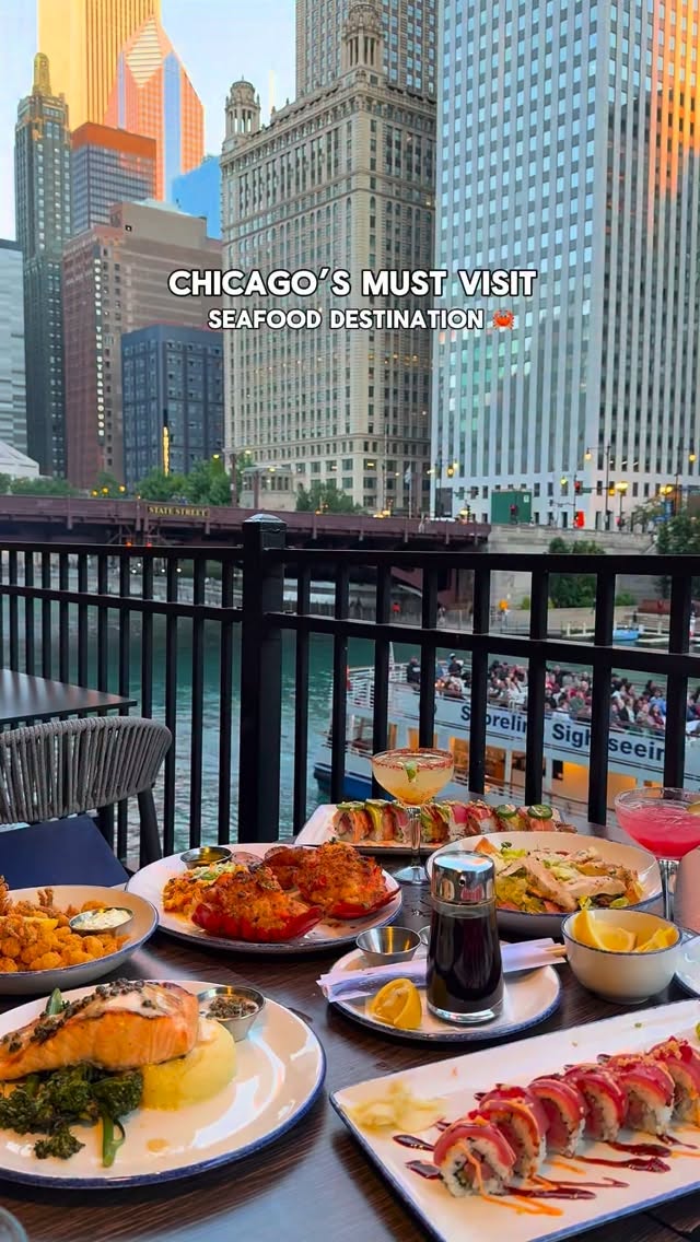 Windy City Chicago🏙️, Chicago Riverwalk