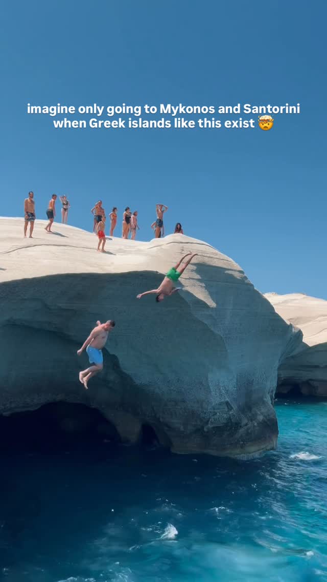 Declan Chapin | Travel + Lifestyle Creator, Sarakiniko Beach