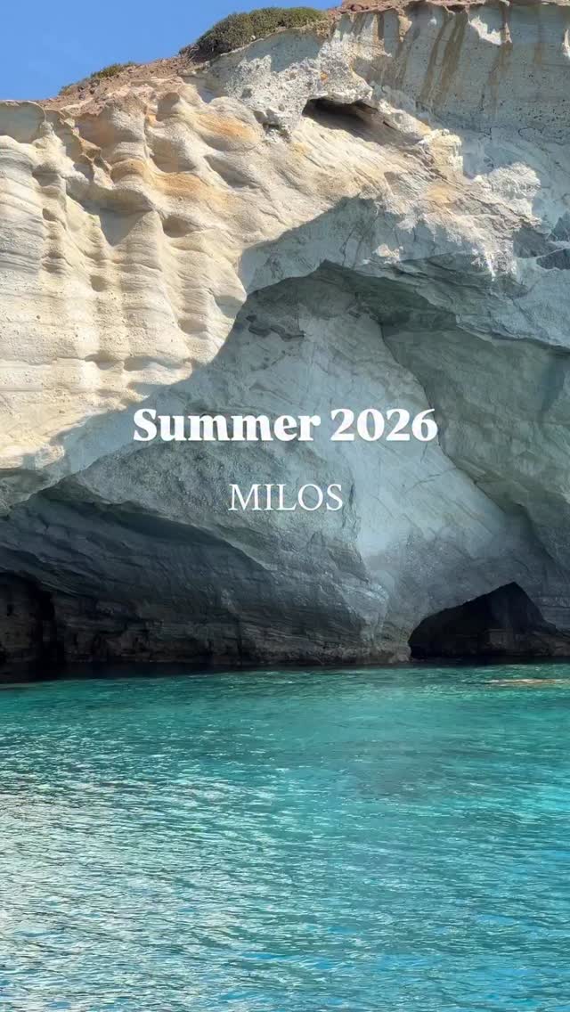 Travel To Milos Summer 2026 | Greek islands | Vacation to Milos, Sarakiniko Beach