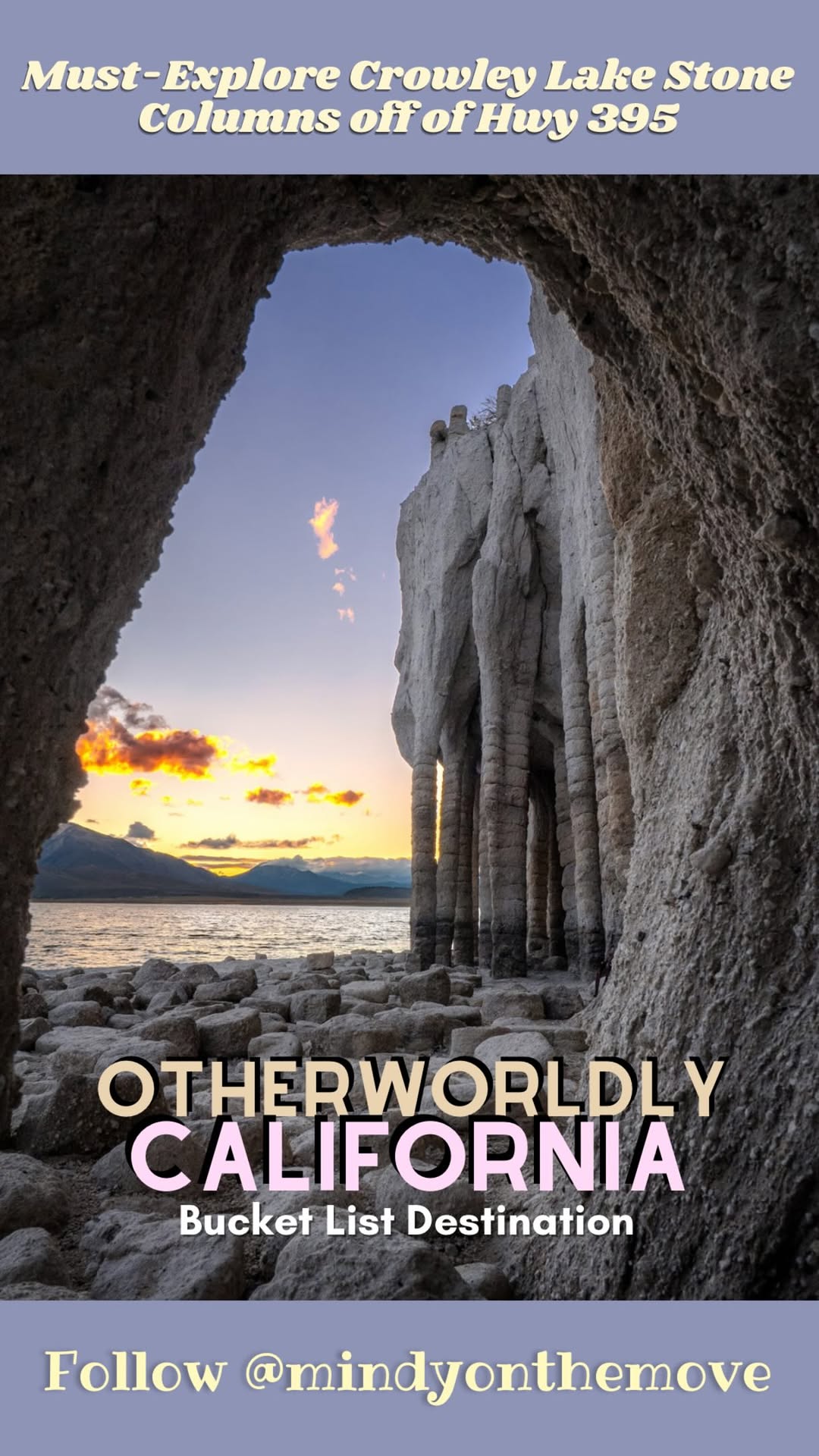 MINDY MICHAELS | ADVENTURE 🏔 TRAVEL, Crowley Lake Stone Columns