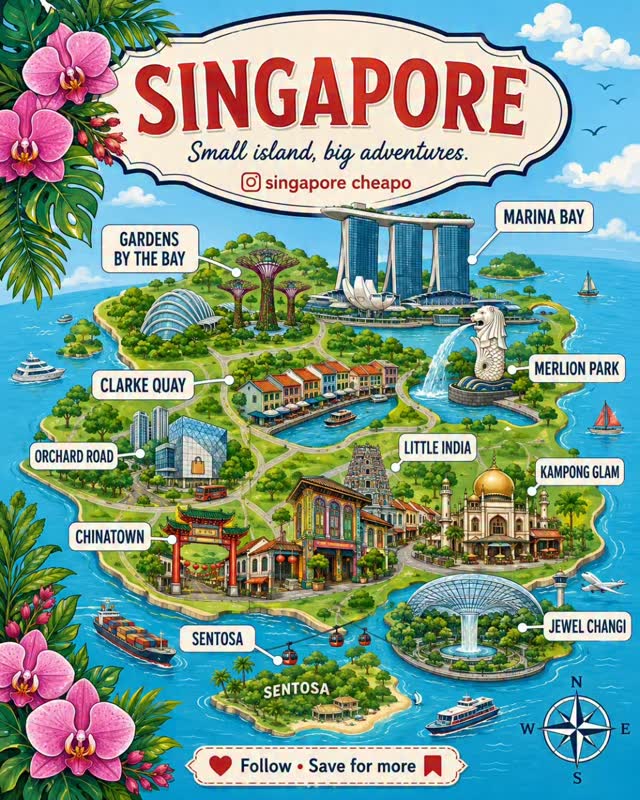 Explore | Singapore 🇸🇬 新加坡 | Travel & Local ✈️ | Tips, Merlion Park