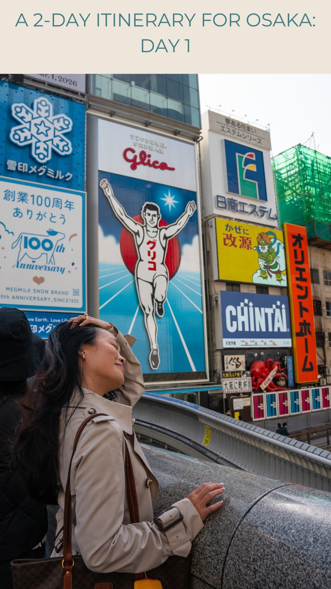 Mia & Lev | Travel Couple, Dotonbori
