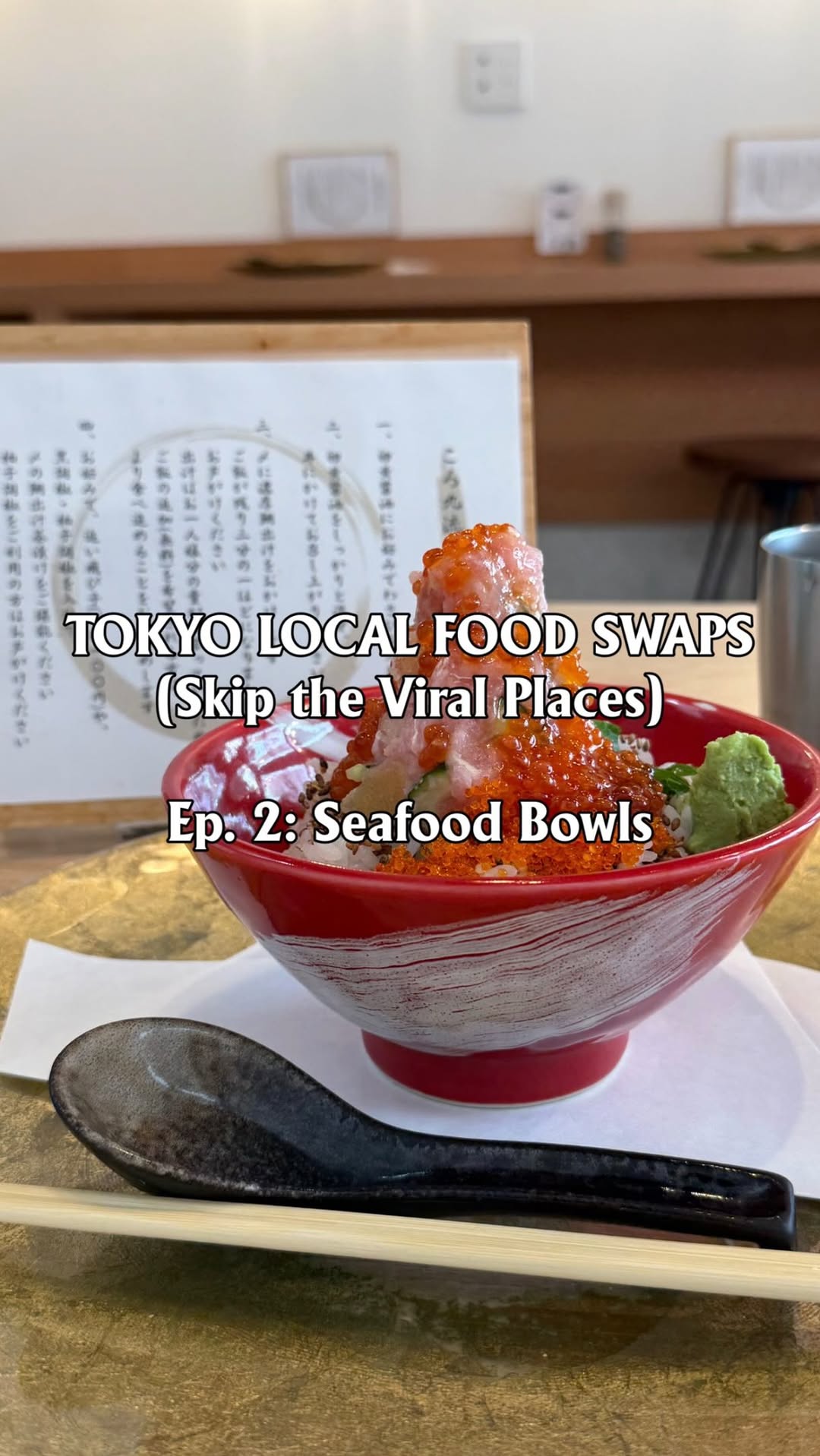 愛 | Tokyo Local🗼, Nihonbashi Kaisen Donburi Tsujihan Nihonbashi