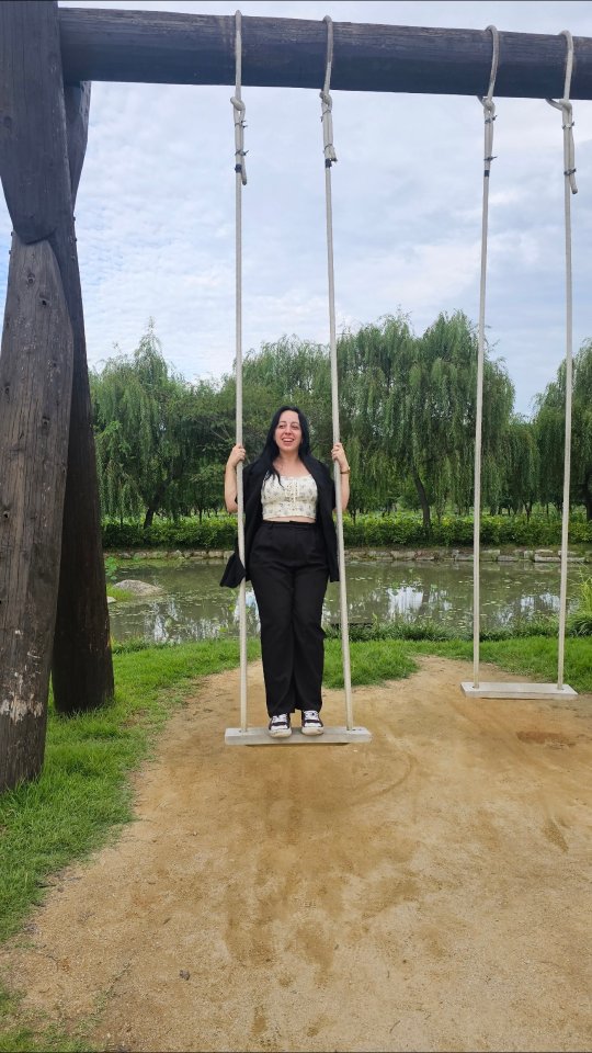 Rebeca • Travel & Lifestyle, Geochang Udusan Y-Shaped Suspension Bridge