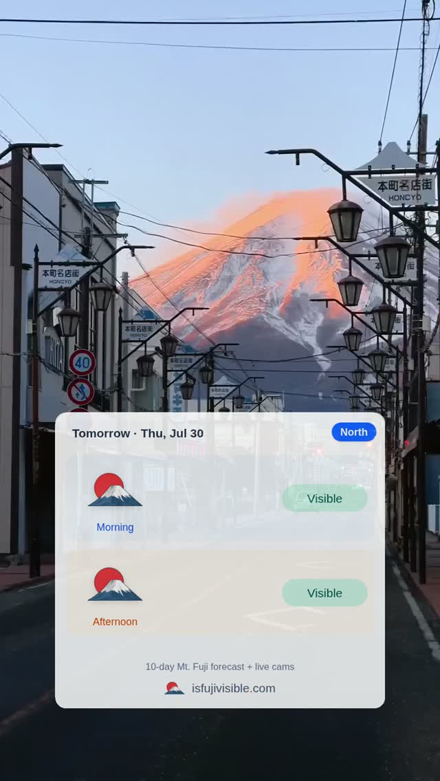 isfujivisible.com, Mount Fuji