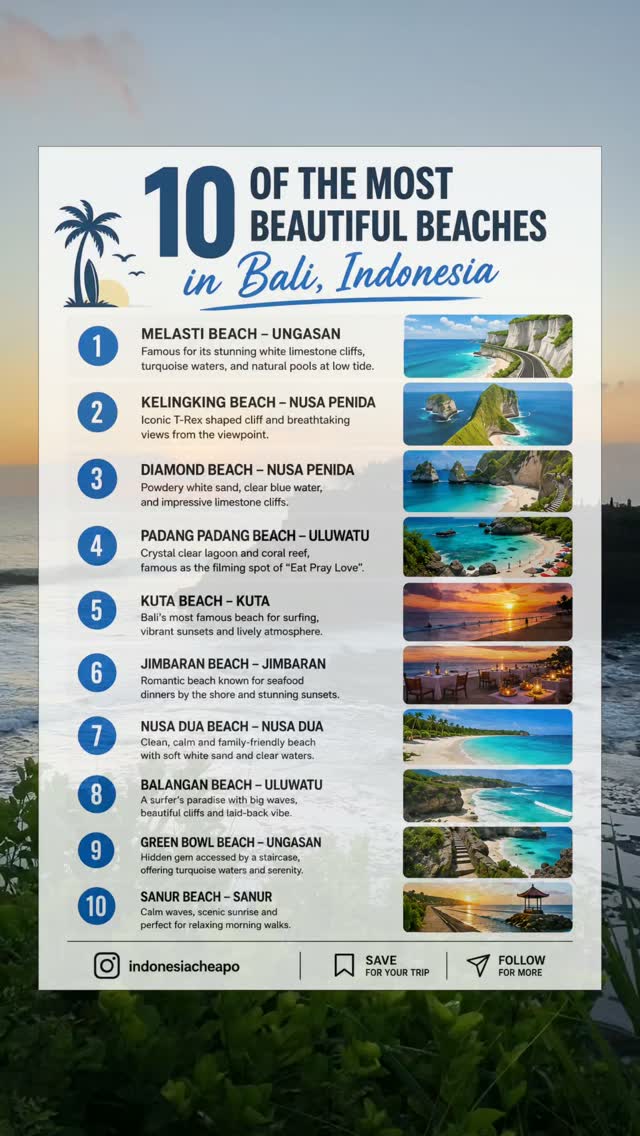 Explore | Indonesia 🇮🇩 ꦆꦤ꧀ꦢꦺꦴꦤꦺꦱꦶꦪ | Travel & Local ✈️ | Tips, Kuta Beach