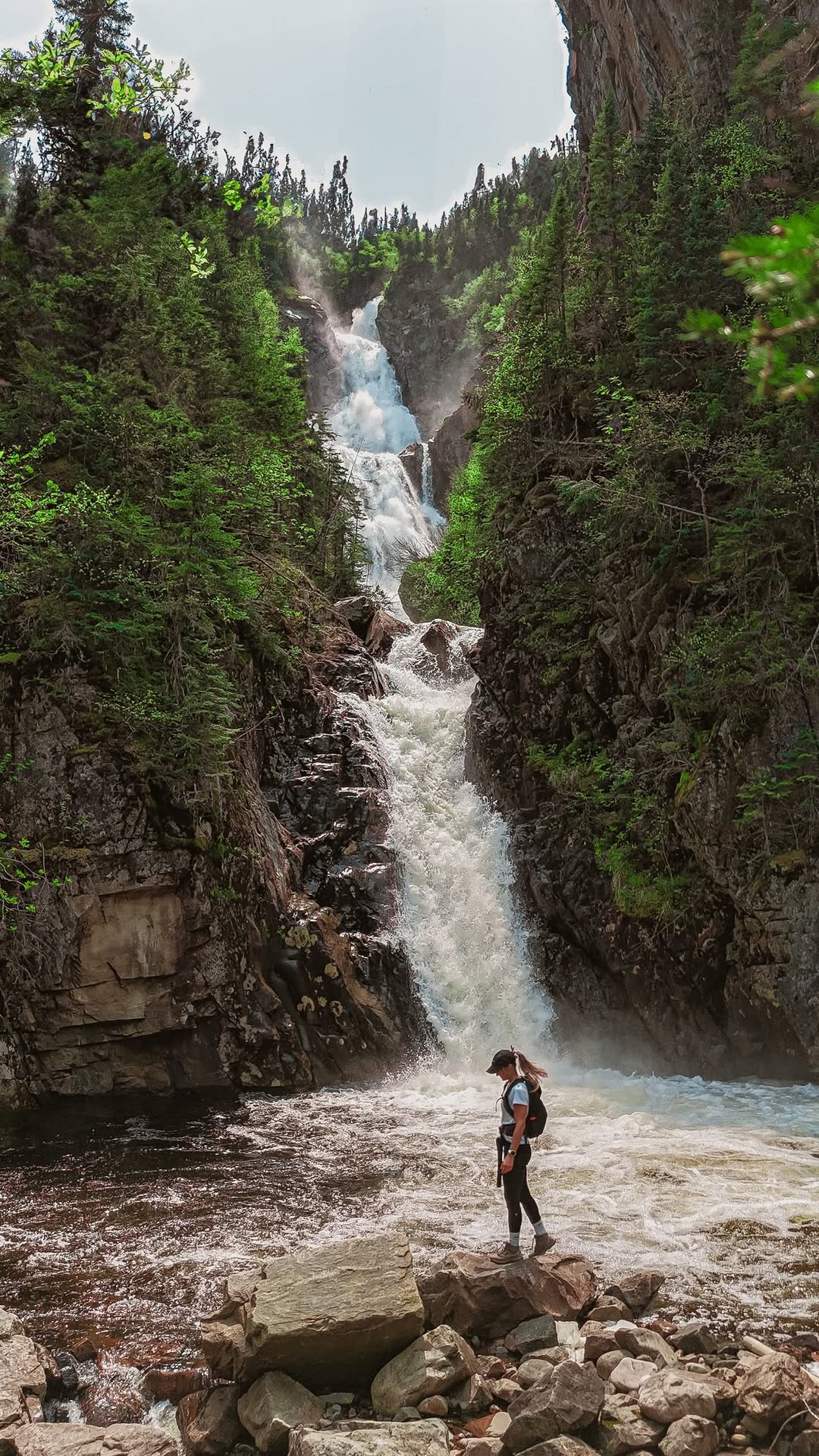 Audrey-Lyne Ferlatte | Outdoors & Adventure, Chute Jean Larose