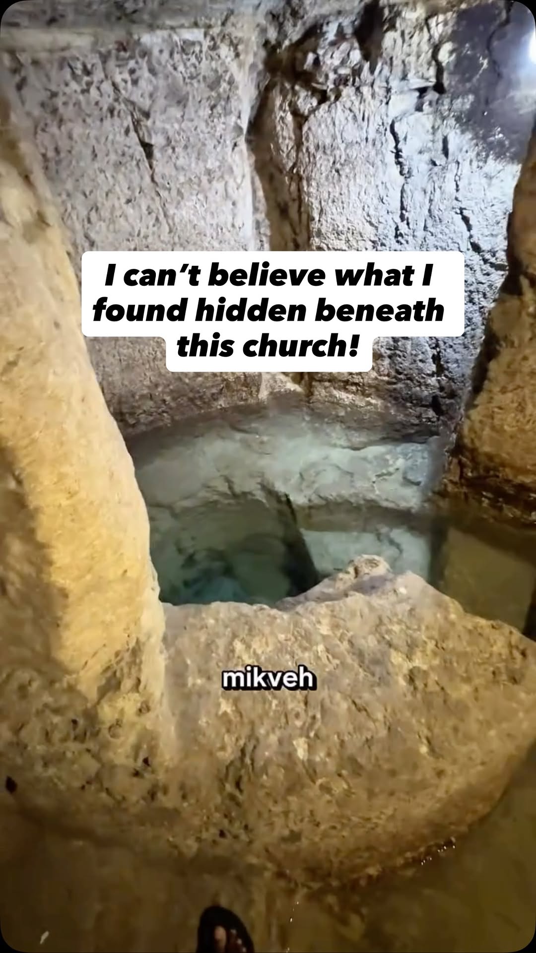 Historical Exploration with Jacklynn, Bagno ebraico - Mikveh
