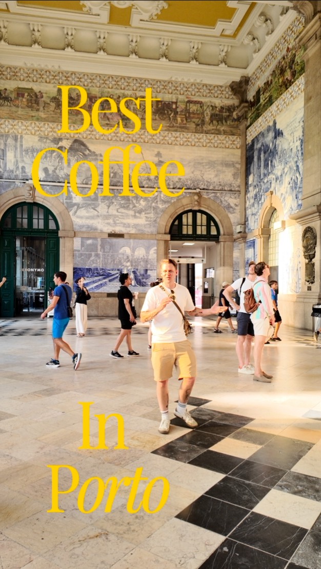 Jamie @ the caffeine dealer, Porto São Bento