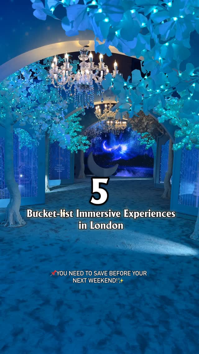 London Travel & Hidden Gems | Gunjn Sood 🦋, Frameless Immersive Art Experience