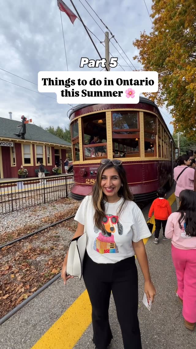 Deepshikha | Local Finds & Travel✨ | Content Creator & UGC 🇨🇦, Halton County Radial Railway Museum