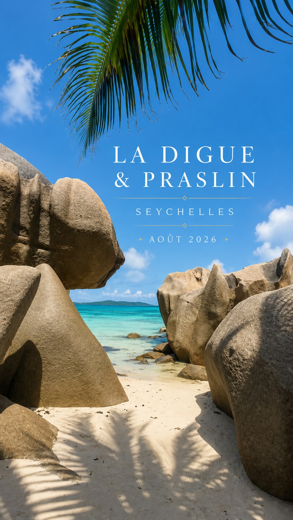 Frenchies world tour, Constance Lemuria Praslin Seychelles