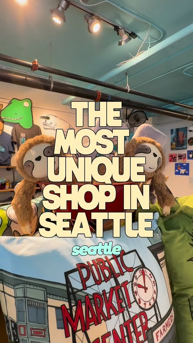 Robot vs Sloth, Pike Place Market