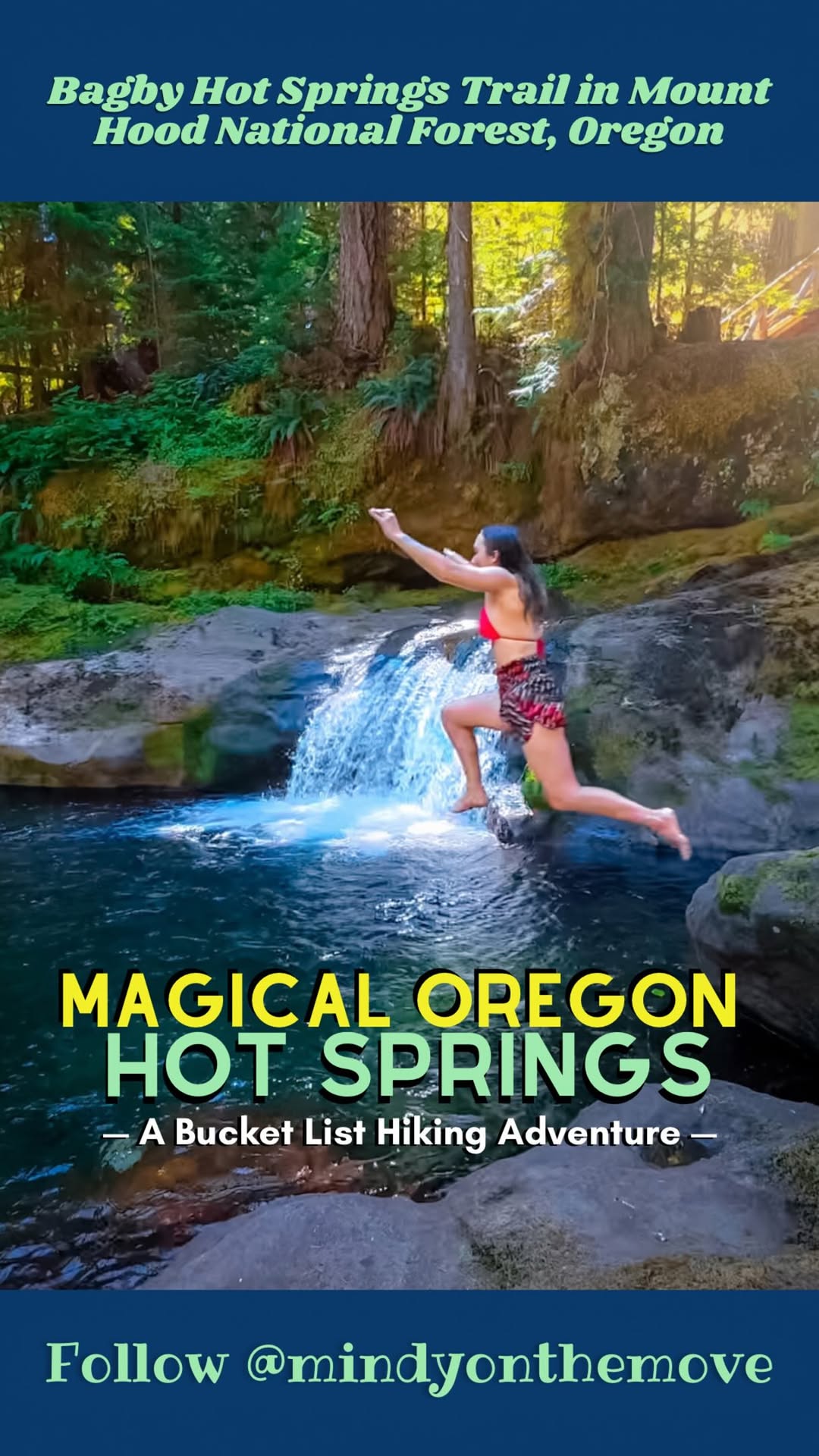 MINDY MICHAELS | ADVENTURE 🏔 TRAVEL, Bagby Hot Springs Trailhead