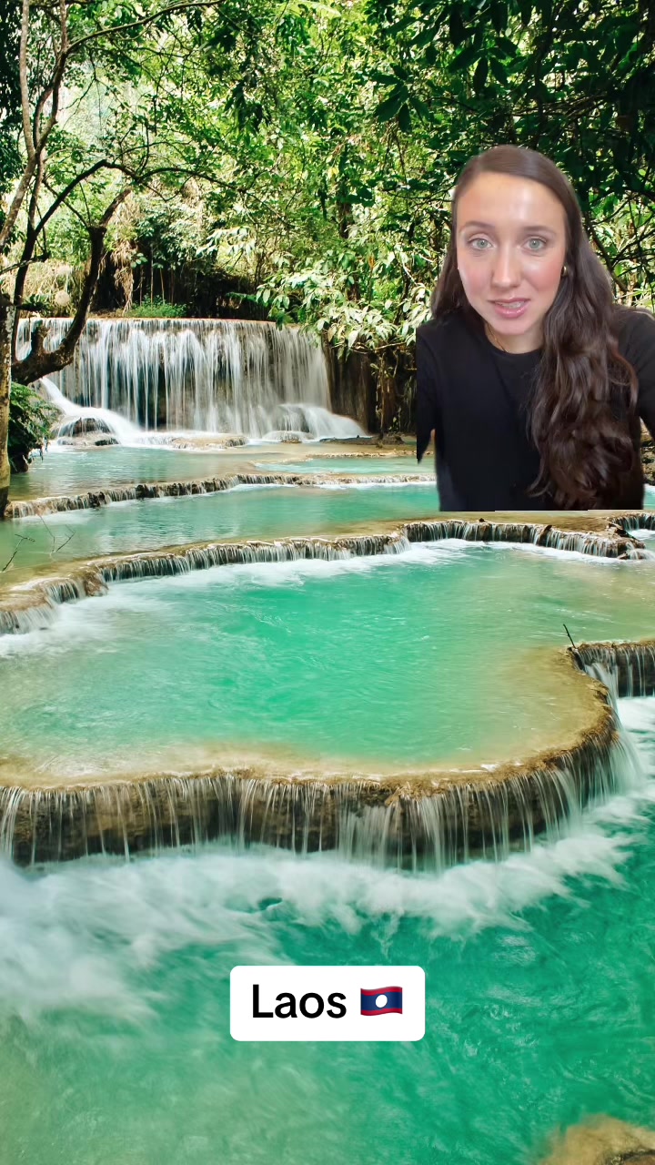 Natasha • Travel, Kuang Si Waterfall