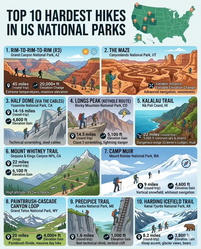 USA | Hiking | Trails |  🇺🇸, Nā Pali Coast State Wilderness Park
