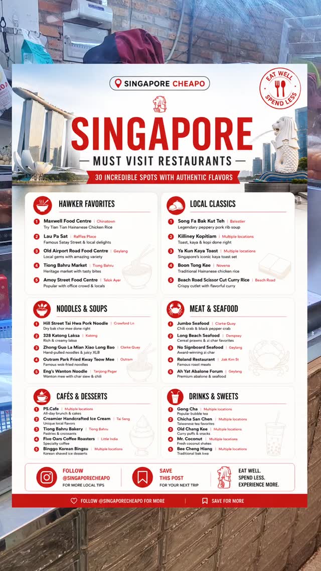 Explore | Singapore 🇸🇬 新加坡 | Travel & Local ✈️ | Tips, Maxwell Food Centre