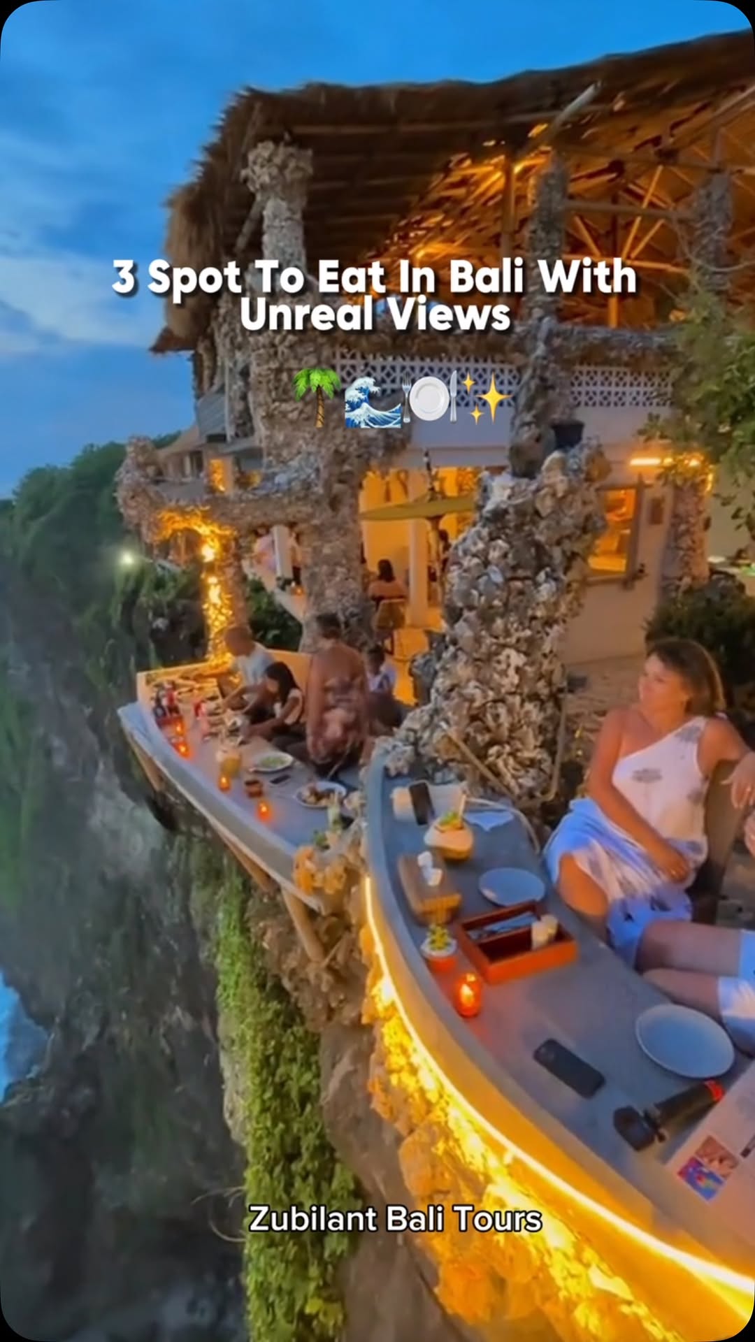 Zubilant Bali's Tours, Malini Uluwatu - SEAFOOD & SUNSET
