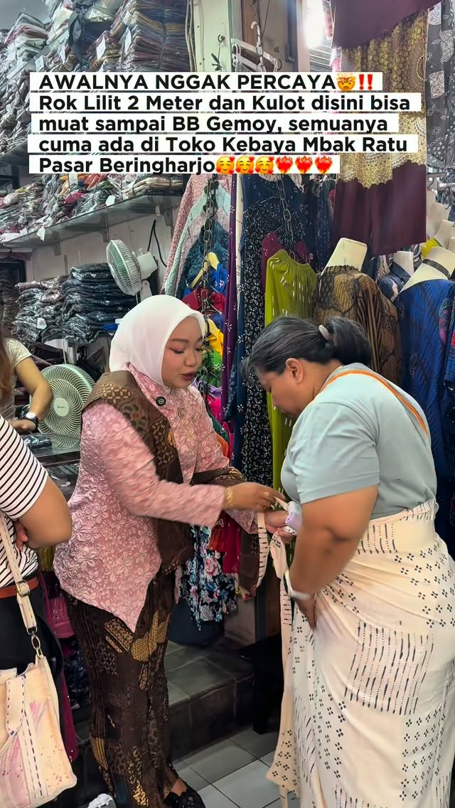 Kebaya Mbak Ratu Pasar Beringharjo Jogja, Pasar Beringharjo