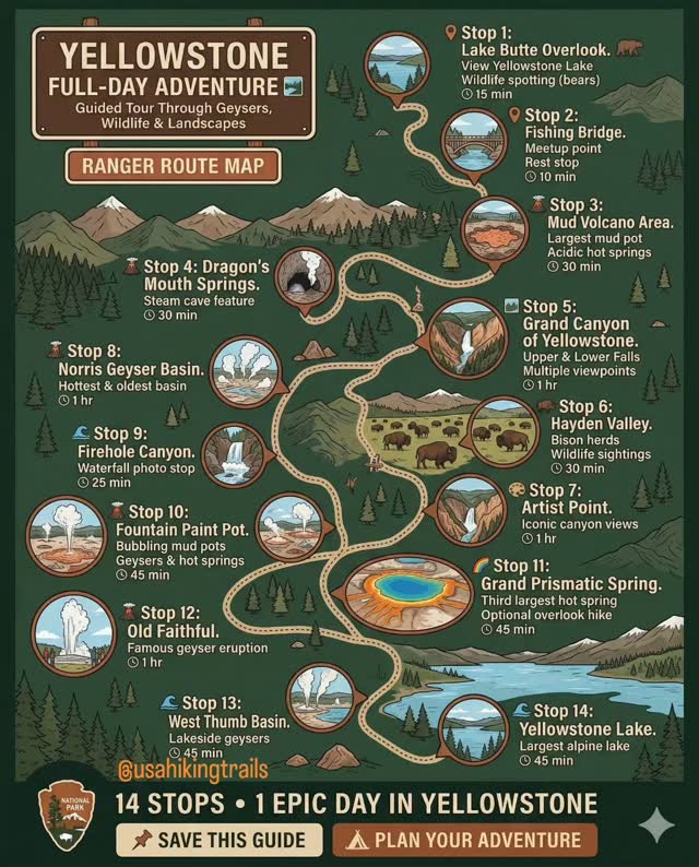 USA | Hiking | Trails |  🇺🇸, Old Faithful