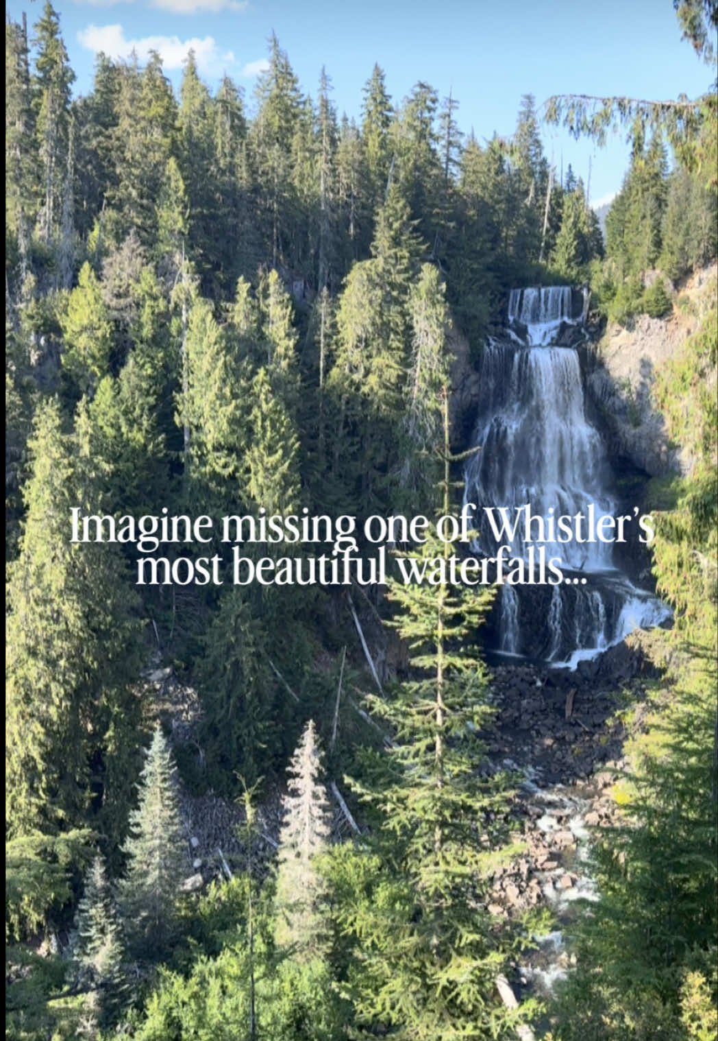 Tally | When In Whistler, Alexander Falls