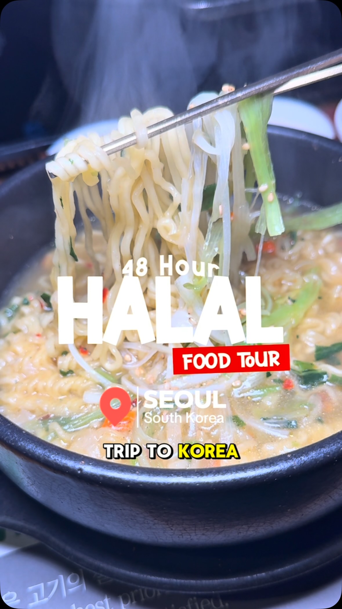 Emad | Halal or Nothing 🍔, Myeongdong Night Market