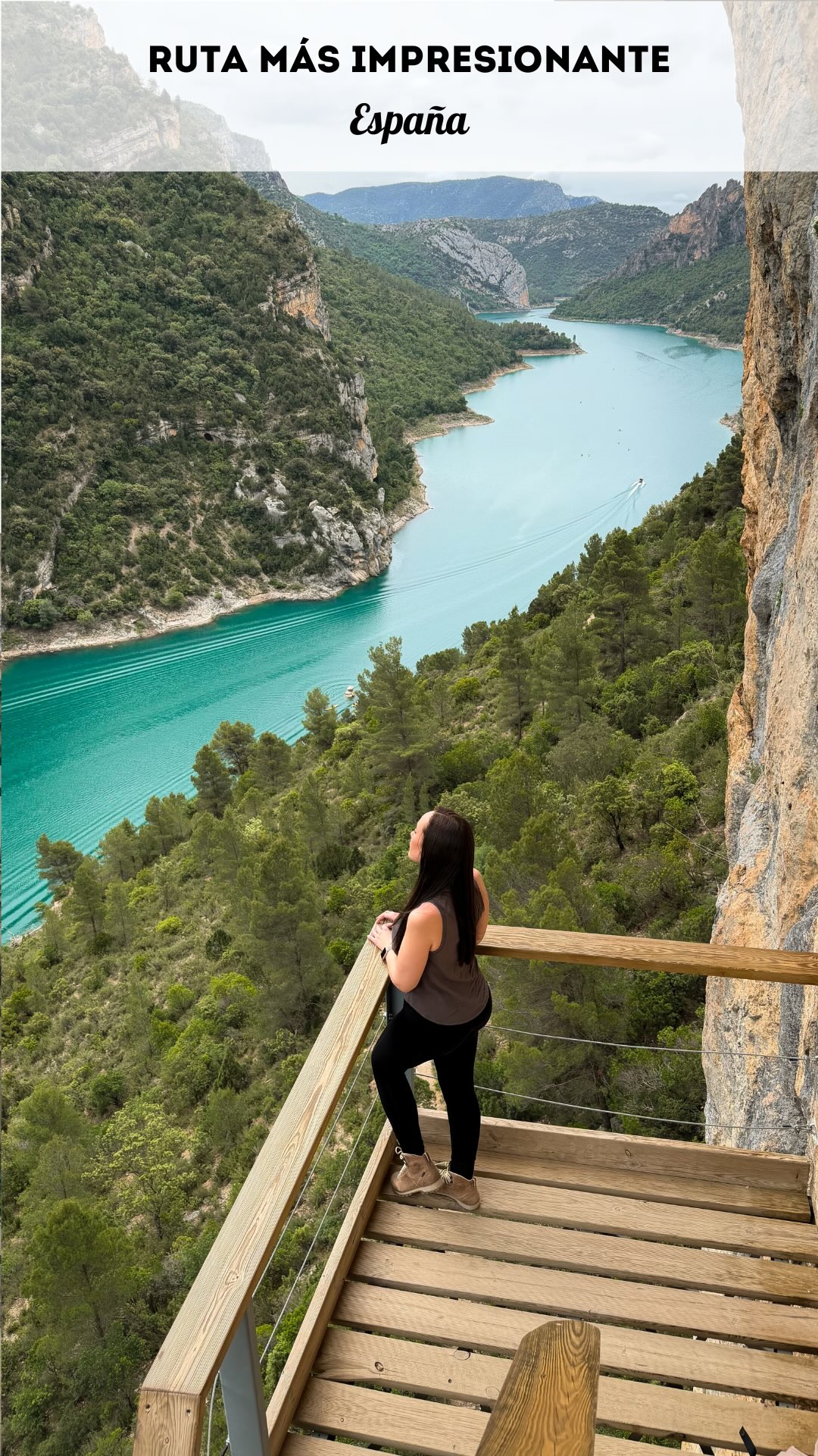 Paula 💫 ✈️, Congost de Mont-rebei