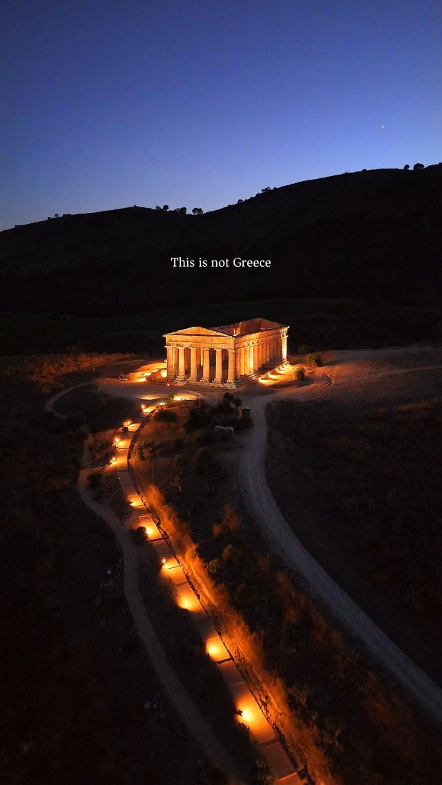 OMΛR HΛDI | Drone Milano, Doric Temple of Segesta