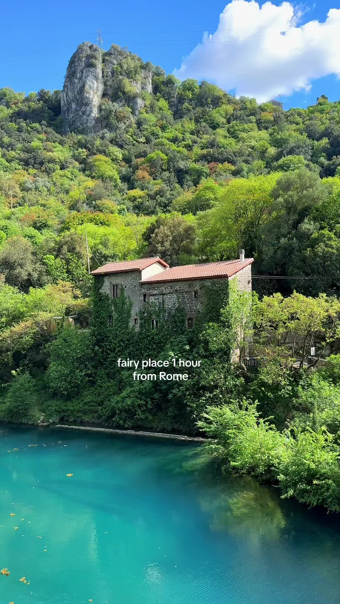 Ludovica C., The Mole Di Narni Lake