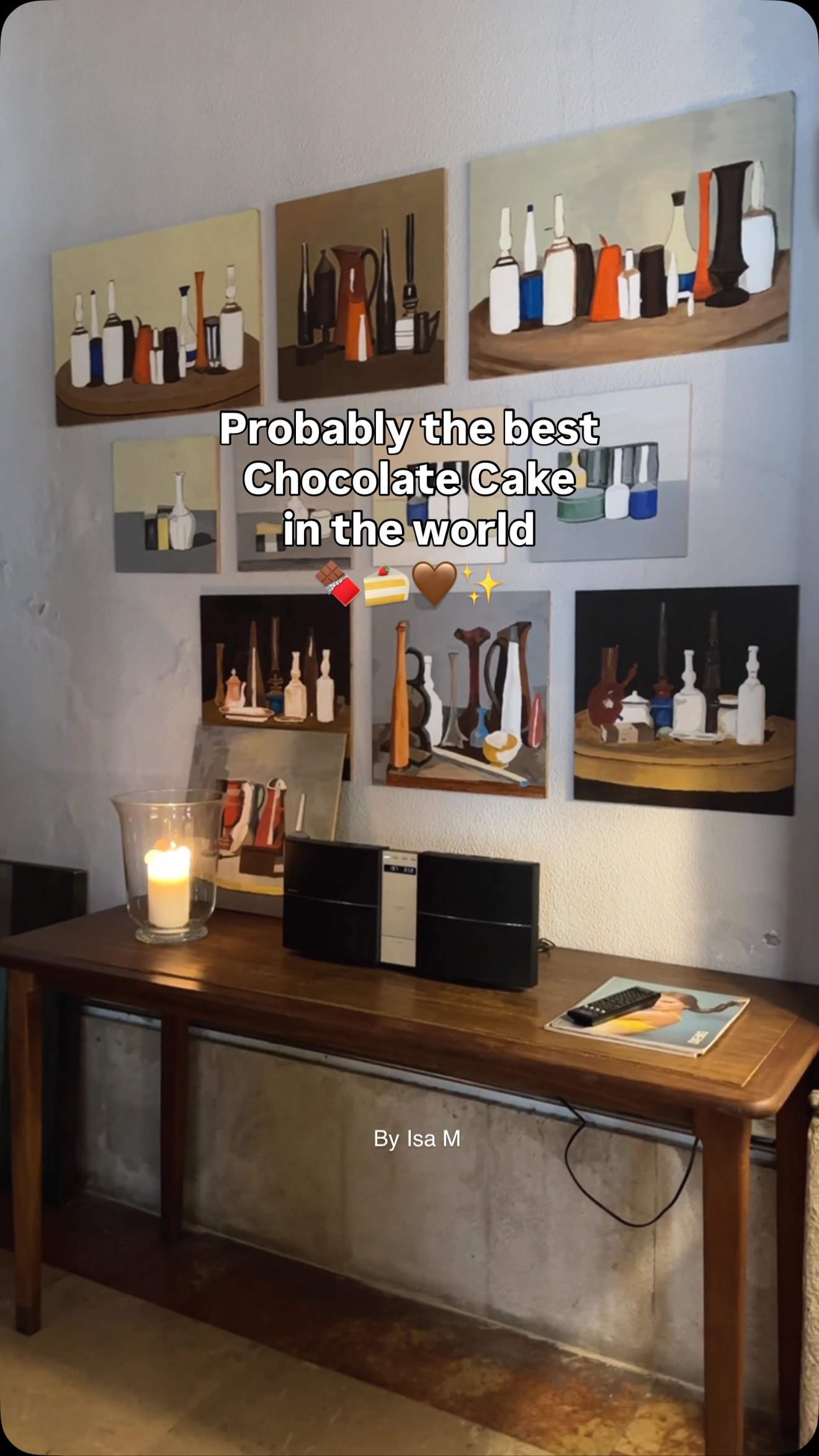 Isabel de Almeida, Landeau Chocolate