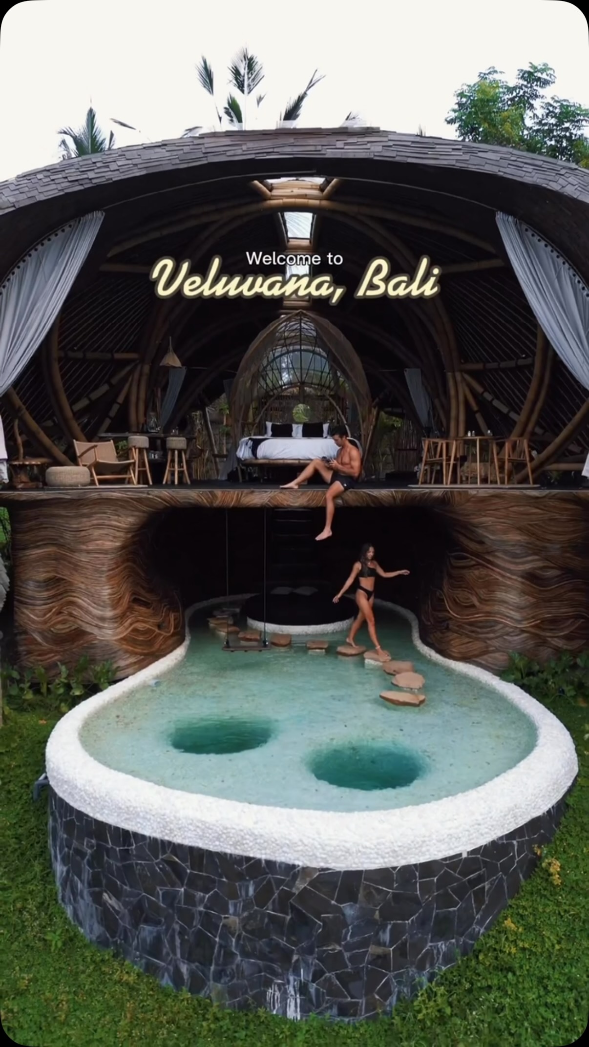 Kaylee Reid & Jake Reid, Hideout Eco Bamboo House Bali