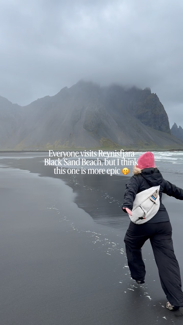 Carson | Female Traveler, Working 9-5, & Traveling 5-9 ✈️, Víkurfjara Black Sand Beach