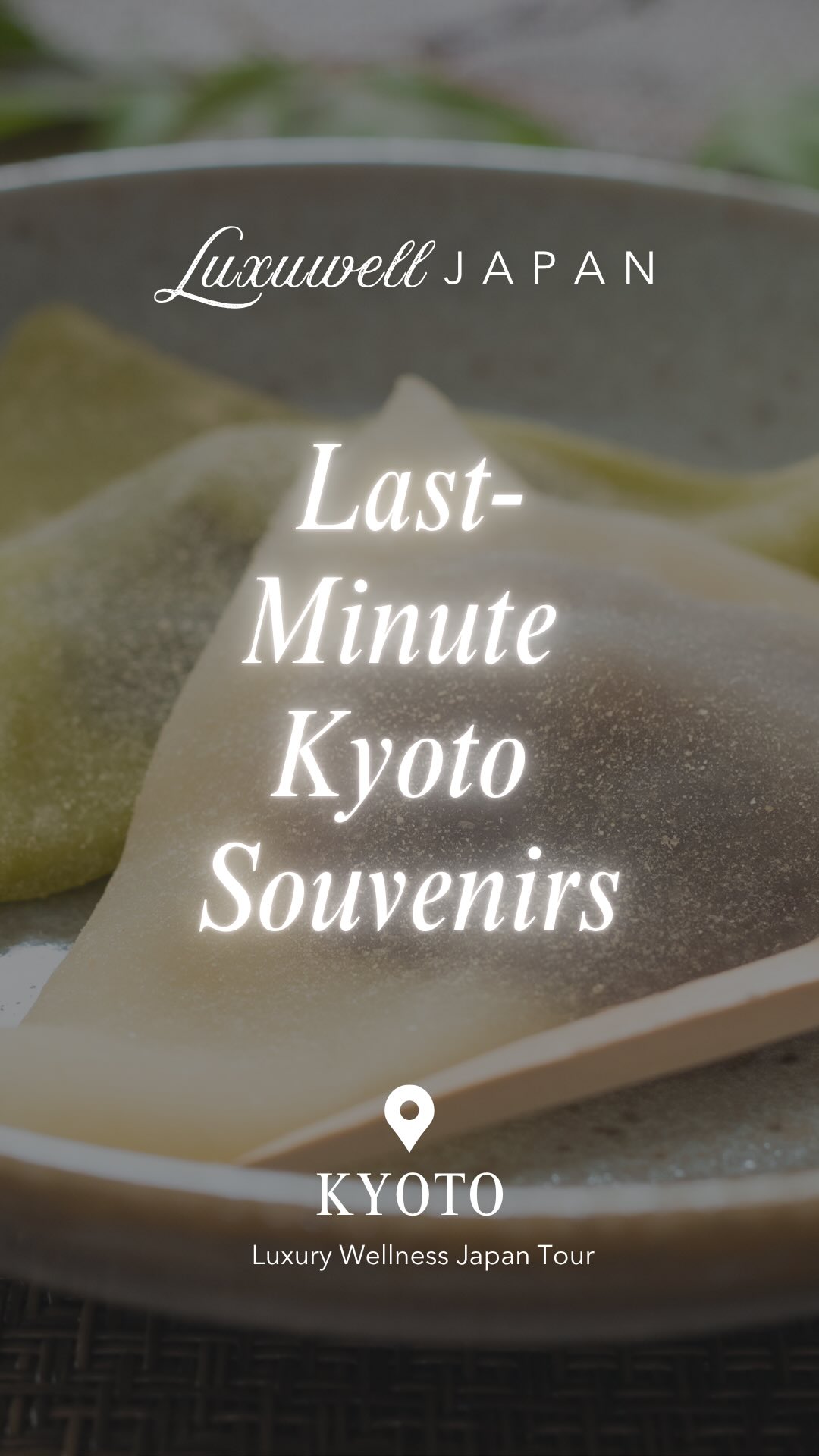 Sho | Luxuwell | Luxury Tours in Tokyo🗼, Kyoto Station