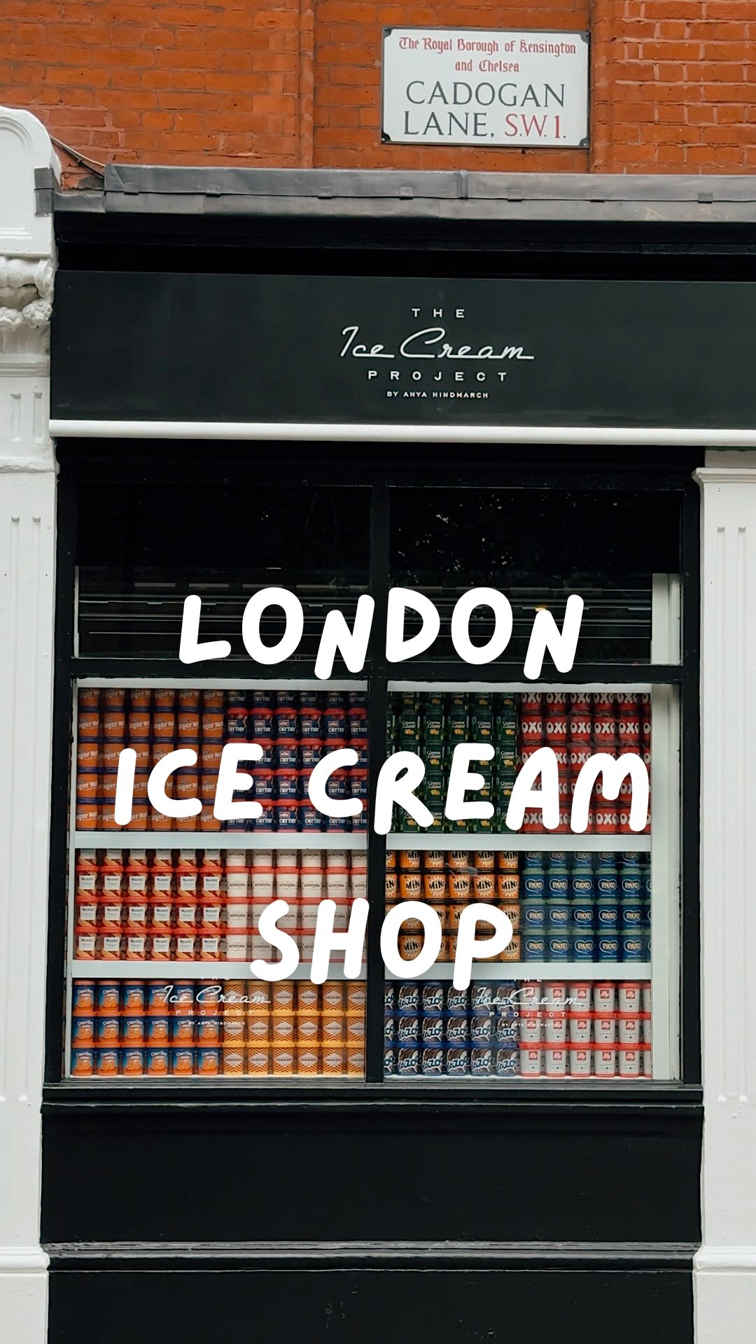 • George in London • by George Kimm, The Ice Cream Project by Anya Hindmarch