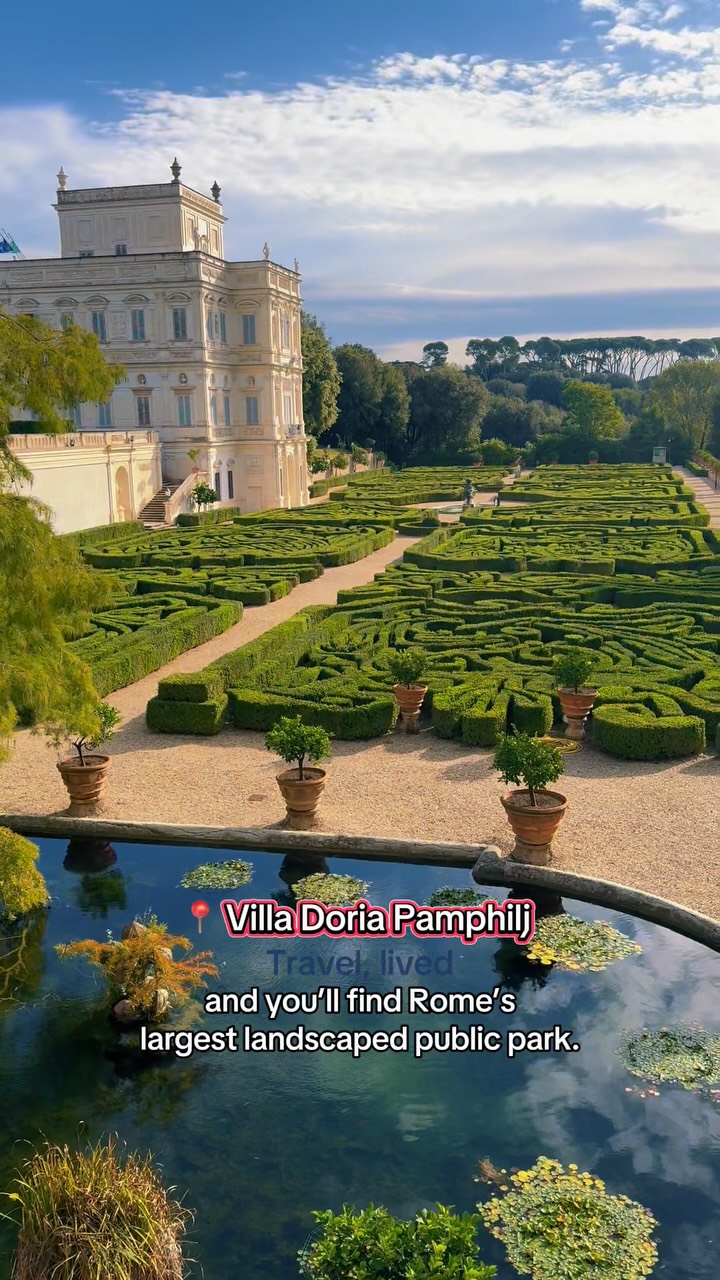 Kristi l Travel, lived, Villa Doria Pamphili