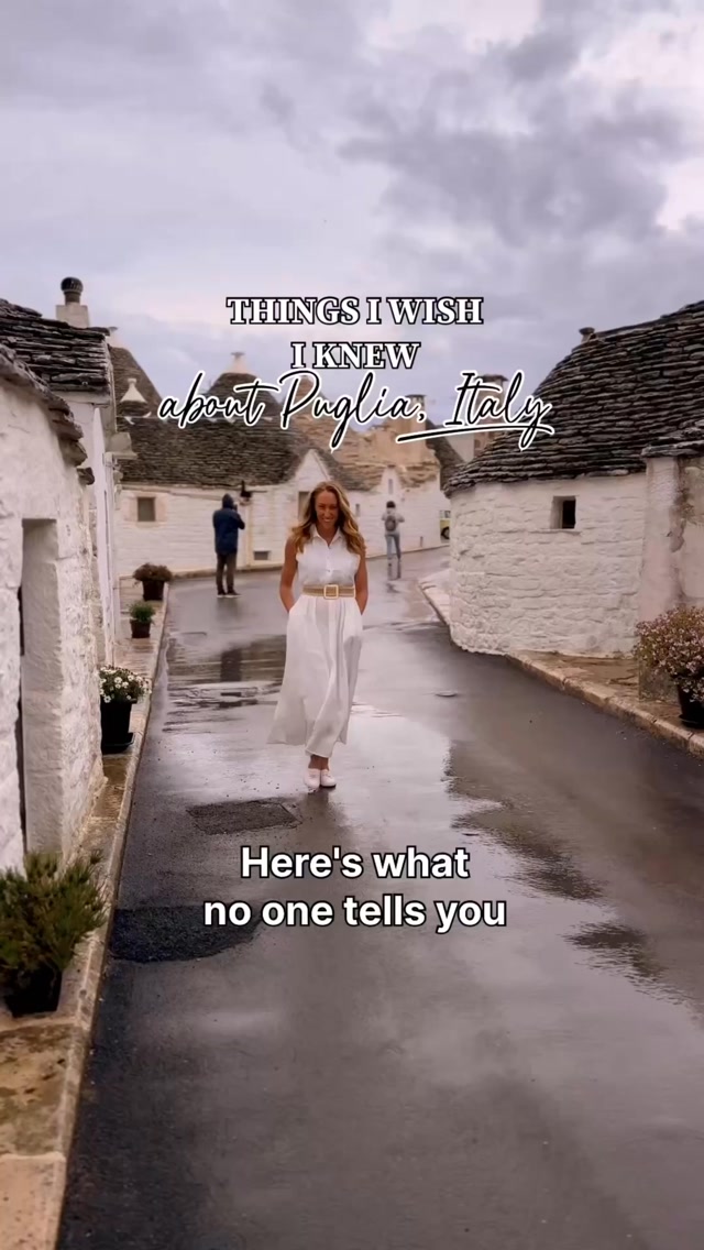 TAMRA BOW | TRAVEL PLANNING CREATOR | AU GOLD COAST, Ostuni