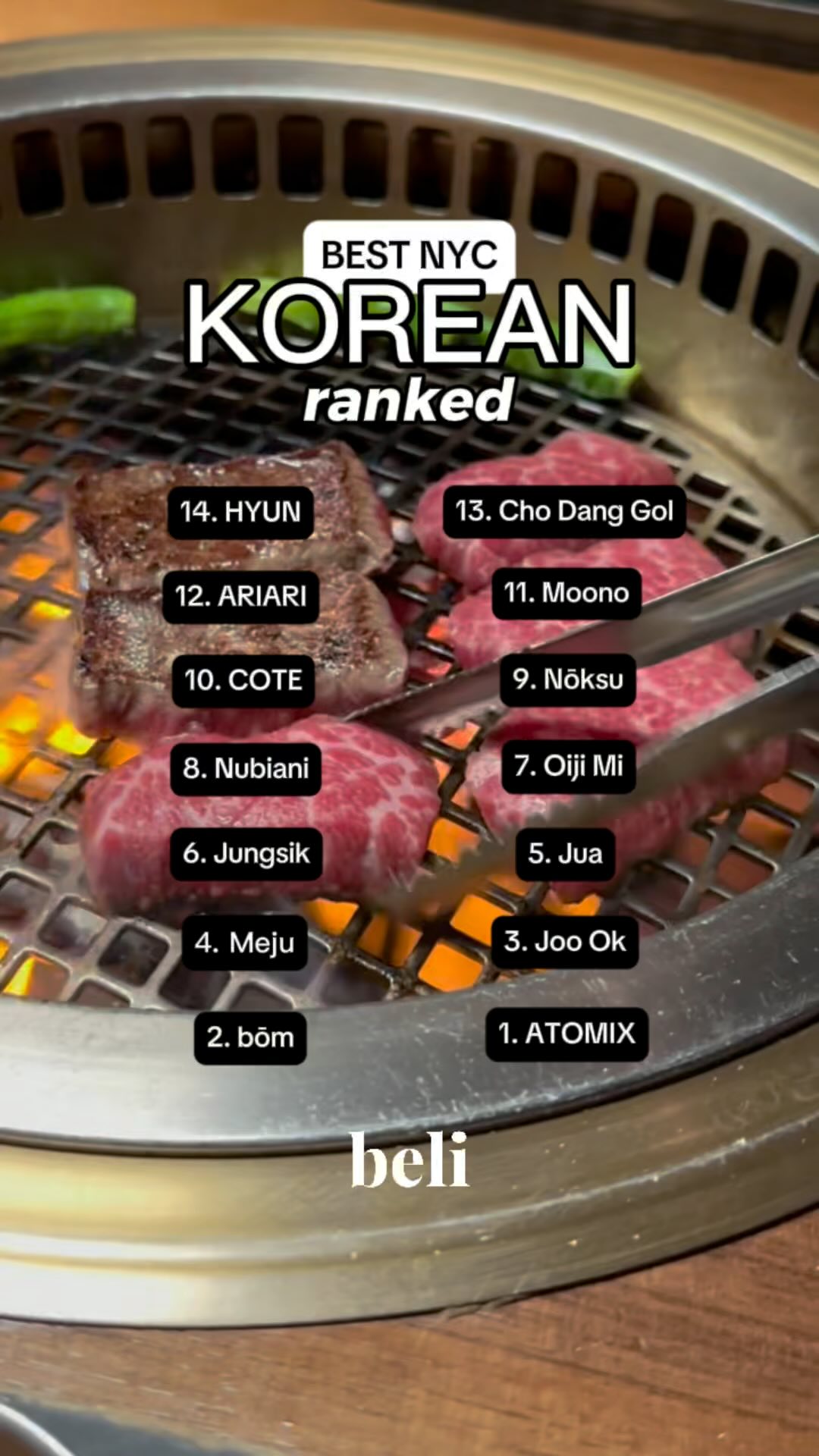 Beli - Restaurant Lists, Jungsik