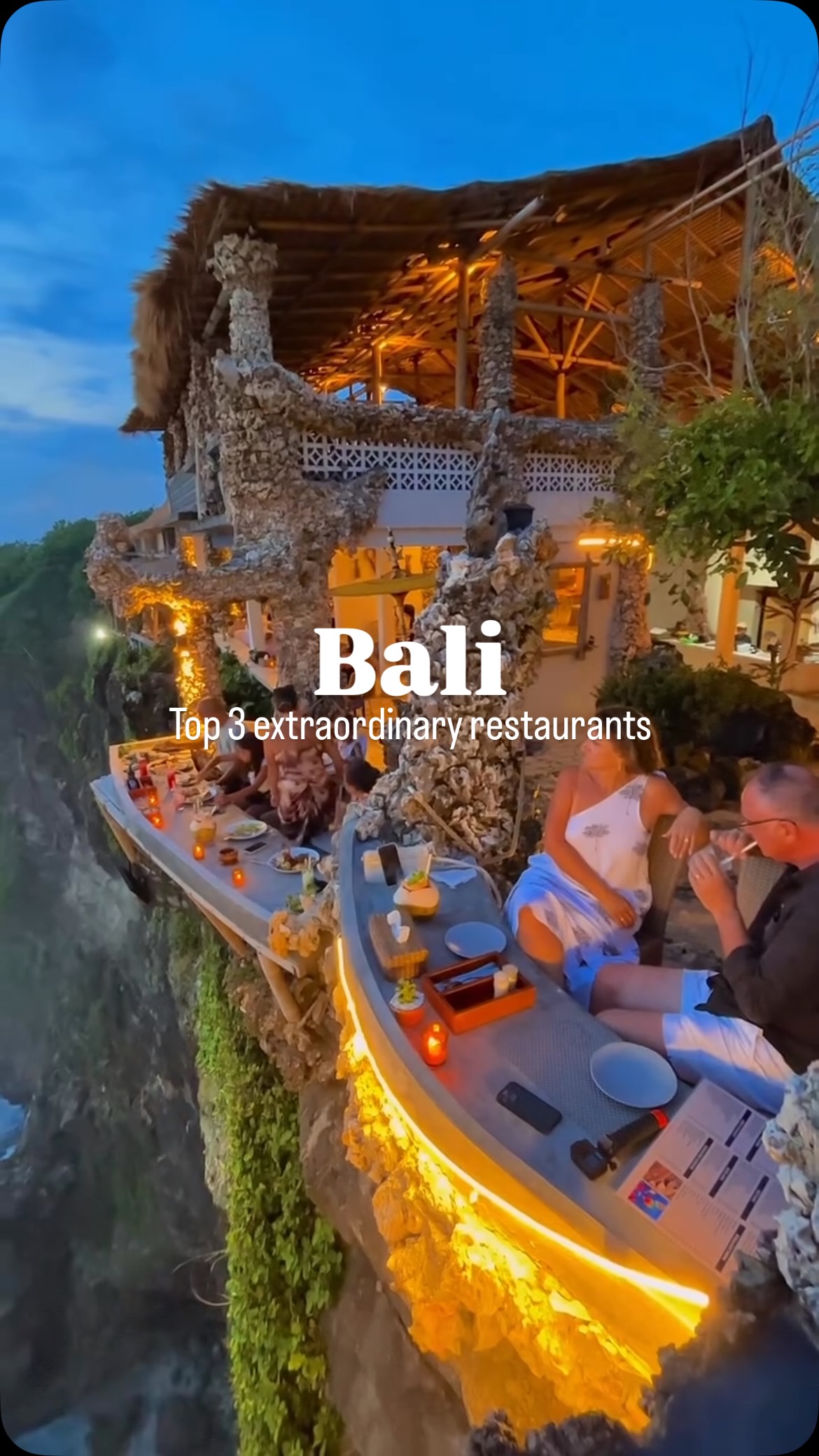 Voted #1 Tour Operator in Bali, The cave by Chef Ryan Clift at The edge