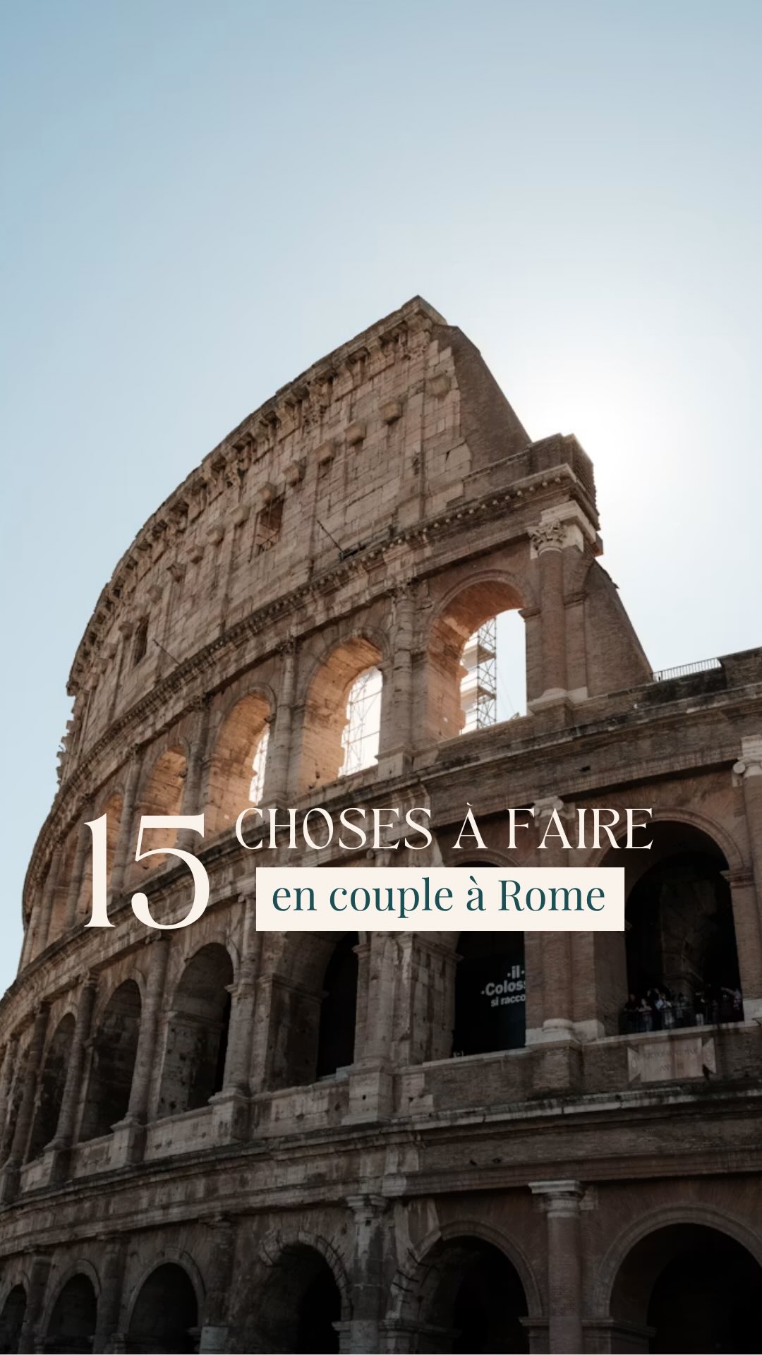 Charlotte | Travel Planner Voyage de noces & escapade à deux, Colosseum