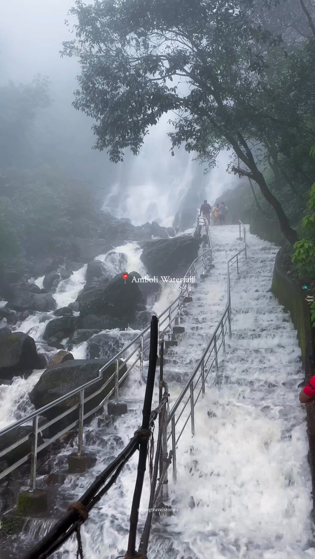 Megha J | Travel, Amboli Water Falls