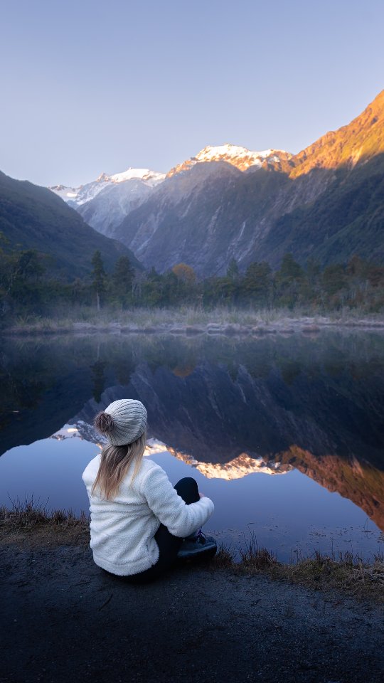 Kristina | New Zealand Travel, Hiking & Outdoors, Lake Matheson