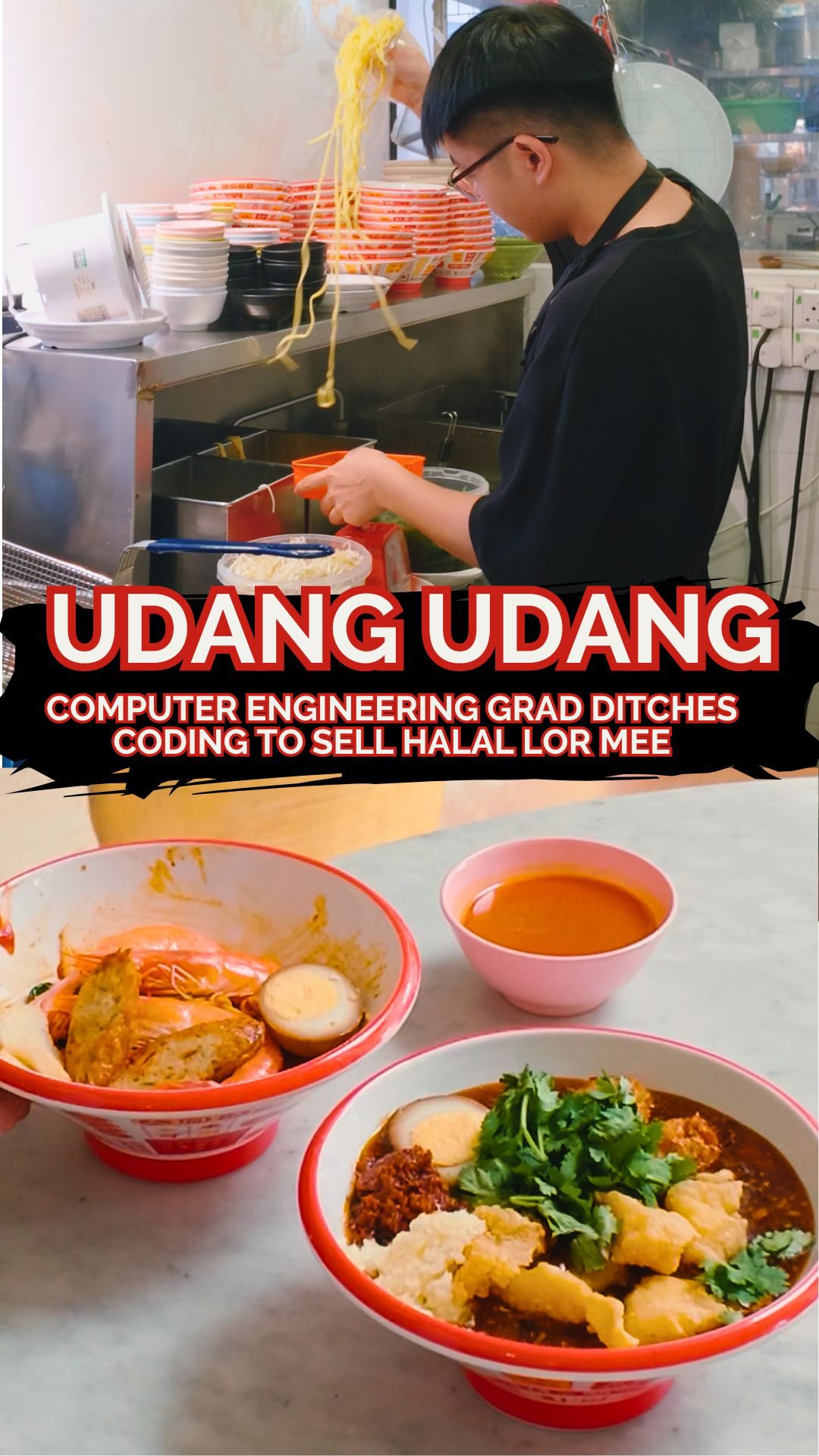 MISSTAMCHIAK.com, Udang Udang Halal Prawn Noodle - Woodlands Koufu Headquarters
