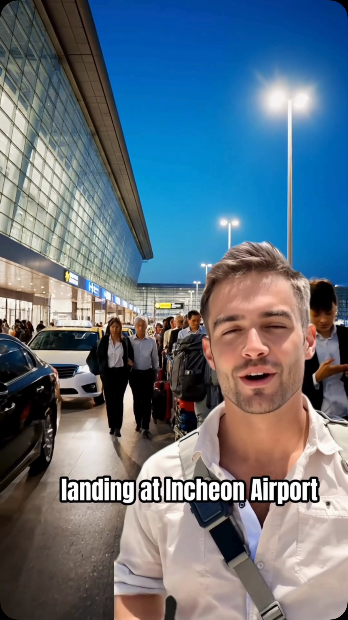 Jeff Carter, Traveller, Incheon International Airport