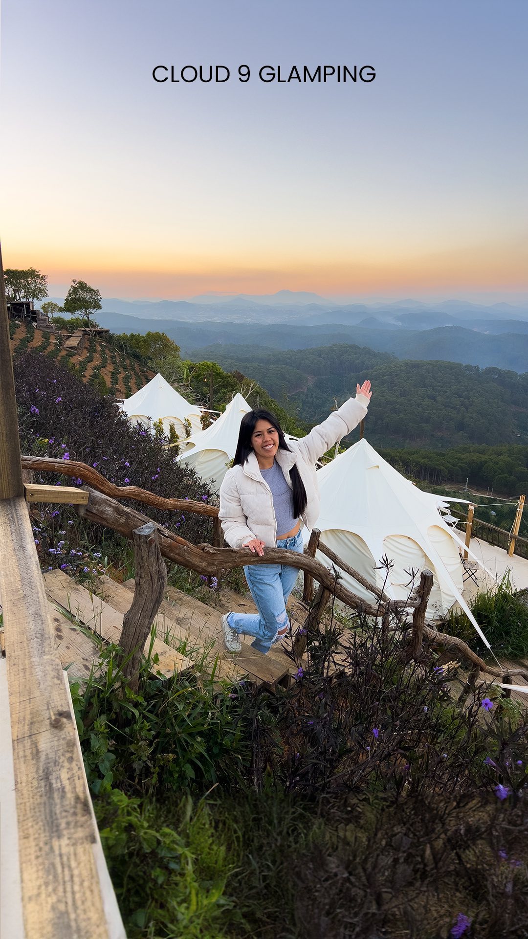 Linh Huynh, Cau Dat tea hill