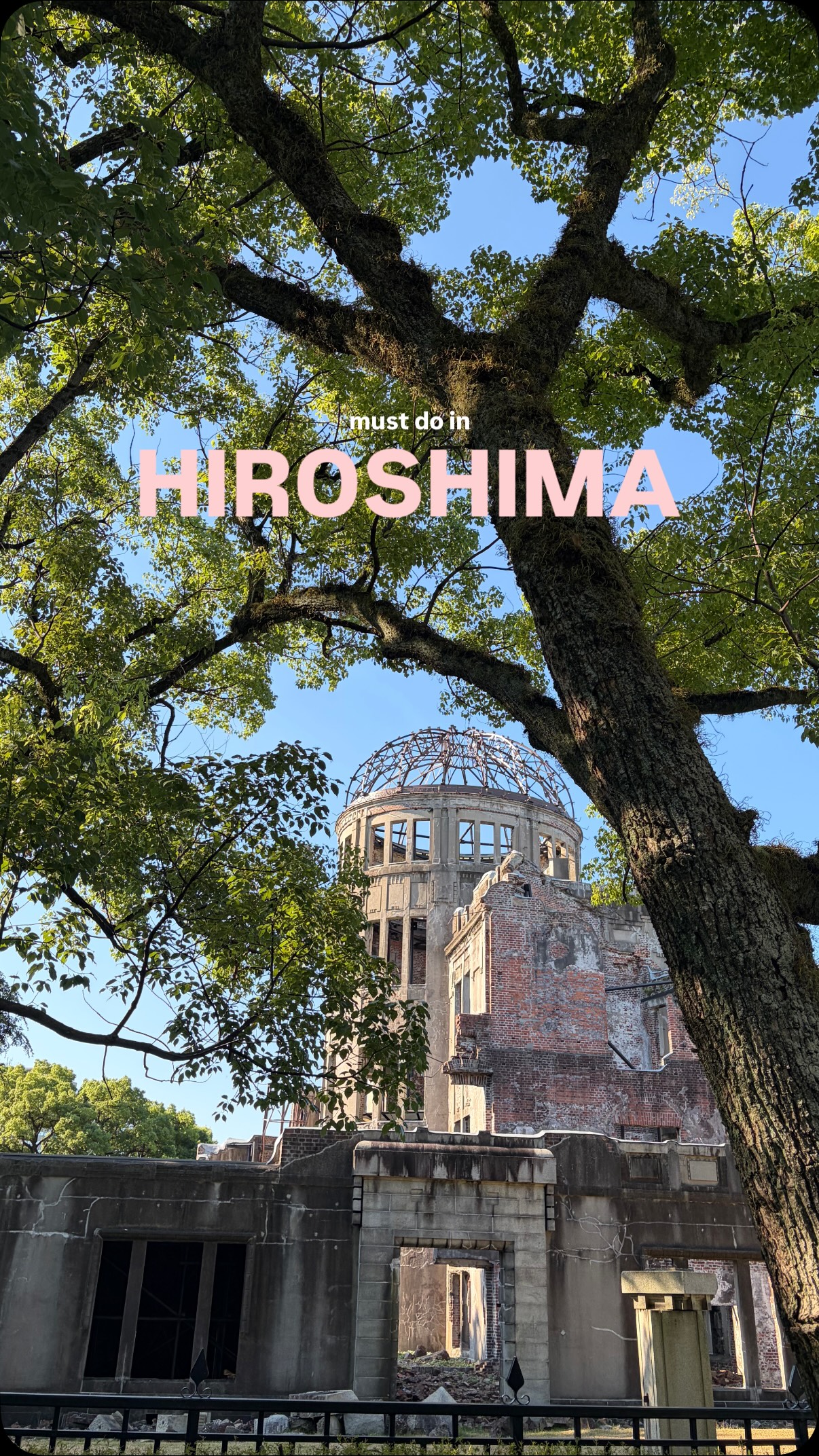 DION AND VAL, Peace Memorial Park - Hiroshima