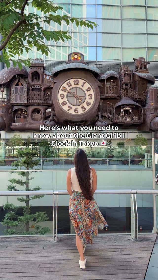 Arika and Kieran | Couple Travel 🌏, NTV Big Clock designed by Hayao Miyazaki