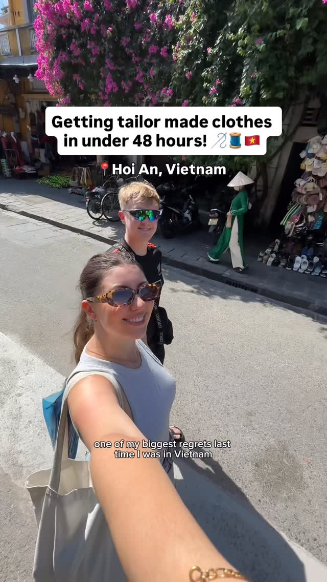 Sara Davies | Travel Creator, 41 Tailor In Hoi An Cloth Market - The Only 41 Tailor in Hoi An