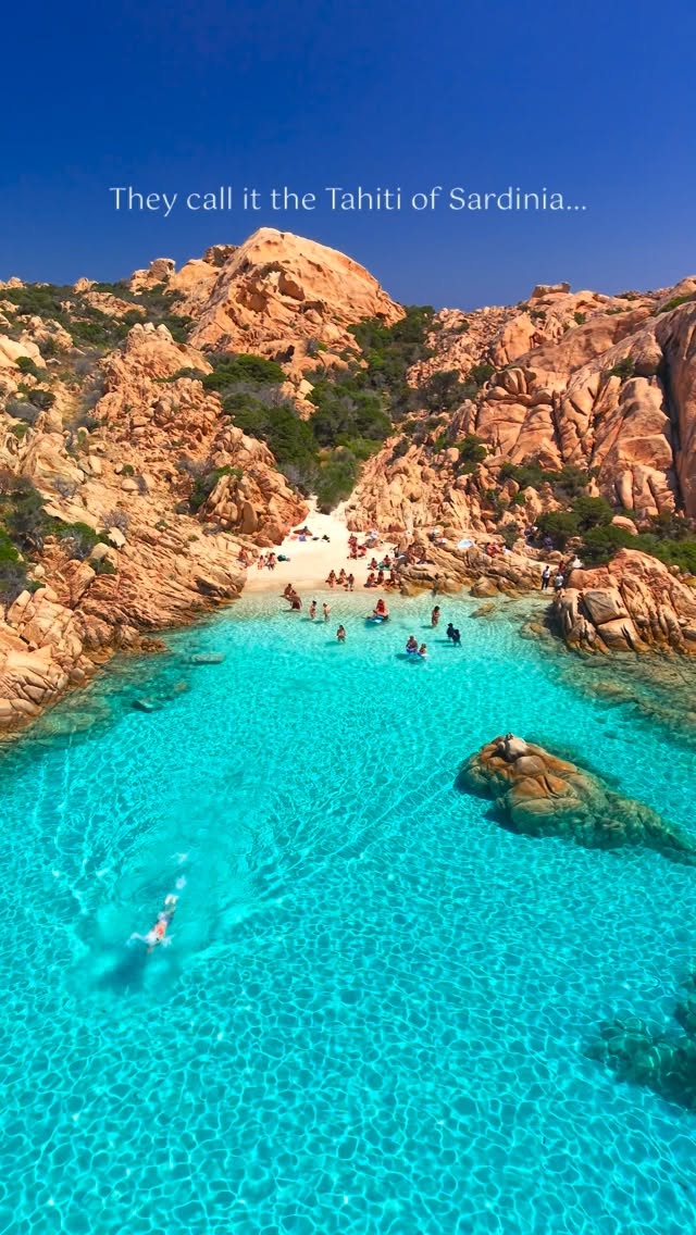 Giusi Casada, Cala Coticcio Beach