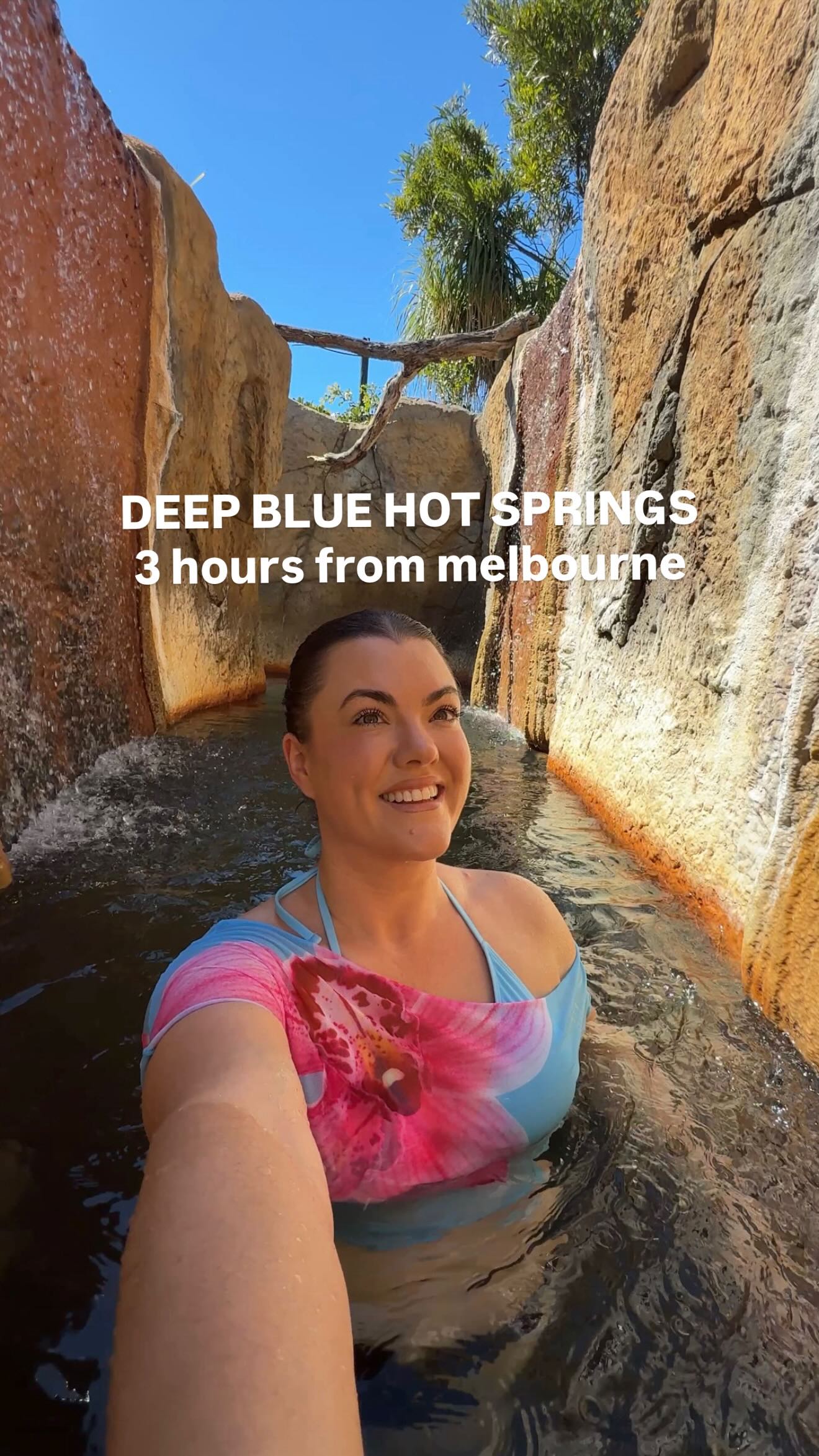 Chelsea Crichton | Food & Lifestyle Content Creator in Melbourne, Deep Blue Hot Springs Warrnambool