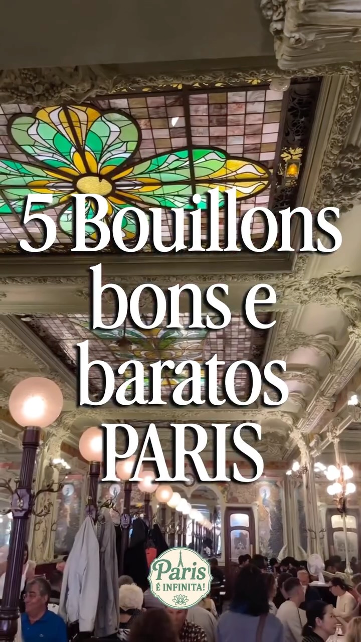 Paris é infinita! 🇫🇷por Vivian Tumasonis, Bouillon Chartier Grands Boulevards